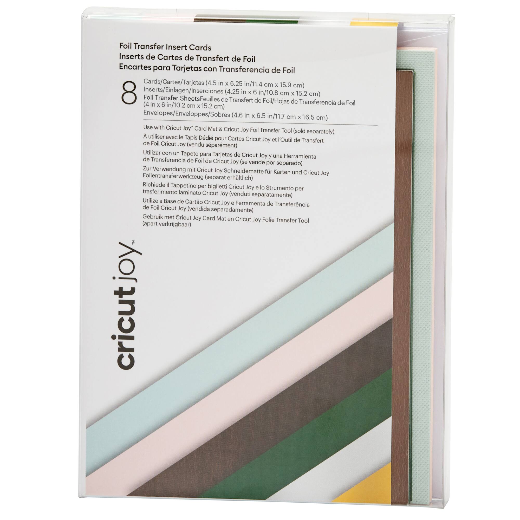 Cricut Joy™ A6 Foil Transfer Insert Cards, Forest Grove Sampler